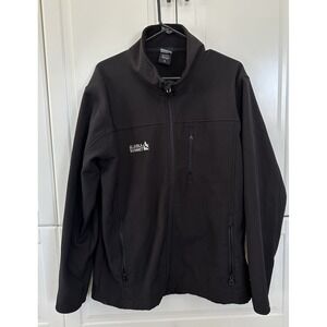 "Alaska Summit" black soft shell jacket Men's Size L